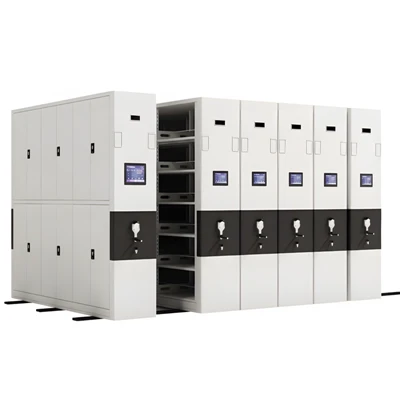 Kompakt hylla i stål